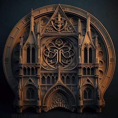 3D model notre dame (STL)